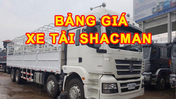 Bảng giá xe tải Shacman