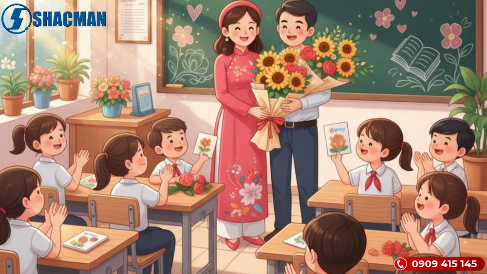 Lời chúc 20_11 hay, ngắn gọn và ý nghĩa dành cho thầy cô