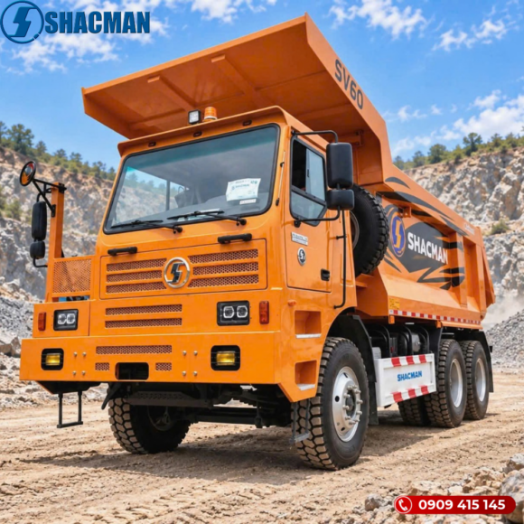 Xe ben mỏ Shacman SV60 420HP: Giải pháp vận chuyển tải nặng